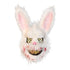 Evil Bloody Rabbit Mask Bloody Plush Bear Mask Halloween Horror Masks Masquerade Party Cosplay Masque Easter Props Tricky Mask - menochic